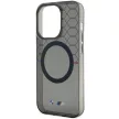 BMW iPhone 14 Pro Max 6.7" grey hátlap, tok, Pattern MagSafe (BMHMP14XHGPK) hátlap, tok, sötétszürke