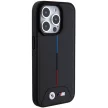 BMW BMHMP15L22PVTK iPhone 15 Pro 6.1" Quilted Tricolor MagSafe hátlap, tok, fekete