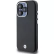BMW iPhone 15 Pro Signature Wrapped Metal MagSafe (BMHMP15L23PUFWK) MagSafe hátlap, tok, fekete
