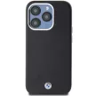 BMW iPhone 15 Pro Signature Wrapped Metal MagSafe (BMHMP15L23PUFWK) MagSafe hátlap, tok, fekete