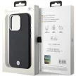 BMW iPhone 15 Pro Signature Wrapped Metal MagSafe (BMHMP15L23PUFWK) MagSafe hátlap, tok, fekete