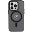 BMW BMHMP15LDSLK iPhone 15 Pro 6.1", IML Signature MagSafe hátlap, tok, fekete