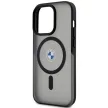 BMW BMHMP15LDSLK iPhone 15 Pro 6.1", IML Signature MagSafe hátlap, tok, fekete