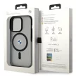 BMW BMHMP15LDSLK iPhone 15 Pro 6.1", IML Signature MagSafe hátlap, tok, fekete