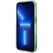 BMW BMHMP15LHDTN iPhone 15 Pro 6.1", M Tricolor Stripes MagSafe hátlap, tok, zöld
