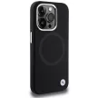 BMW BMHMP15LSILBK2 iPhone 15 Pro 6.1", Signature Liquid Silicone MagSafe hátlap, tok, fekete