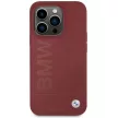 BMW BMHMP15LSLBLBLRE iPhone 15 Pro 6.1", Silicone Big Logo MagSafe hátlap, tok, bordó