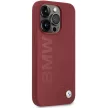 BMW BMHMP15LSLBLBLRE iPhone 15 Pro 6.1", Silicone Big Logo MagSafe hátlap, tok, bordó