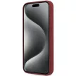 BMW BMHMP15LSLBLBLRE iPhone 15 Pro 6.1", Silicone Big Logo MagSafe hátlap, tok, bordó