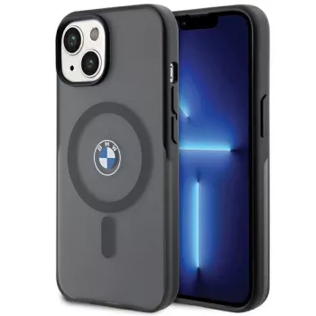   BMW BMHMP15SDSLK iPhone 15 6.1", IML Signature MagSafe IML hátlap, tok, fekete