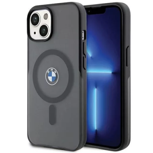 BMW BMHMP15SDSLK iPhone 15 6.1", IML Signature MagSafe IML hátlap, tok, fekete