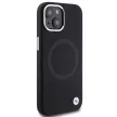BMW BMHMP15SSILBK2 iPhone 15 6.1" Signature Liquid Silicone MagSafe hátlap, tok, fekete