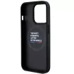 BMW BMHMP15X22PVTK iPhone 15 Pro Max 6.7", Quilted Tricolor MagSafe hátlap, tok, fekete