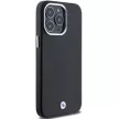 BMW BMHMP15X23PUFWK iPhone 15 Pro Max 6.7 ", Signature Wrapped Metal MagSafe hátlap, tok, fekete