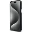 BMW BMHMP15X23PUFWK iPhone 15 Pro Max 6.7 ", Signature Wrapped Metal MagSafe hátlap, tok, fekete