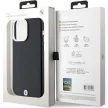BMW BMHMP15X23PUFWK iPhone 15 Pro Max 6.7 ", Signature Wrapped Metal MagSafe hátlap, tok, fekete