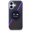 BMW iPhone 16 Motosport IML Circle MagSafe (BMHMP16S23HTPUK) MagSafe hátlap, tok, fekete