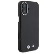 BMW iPhone 16 M Smooth Full Wrapped Metal MagSafe (BMHMP16S23PMWK) MagSafe hátlap, tok, fekete