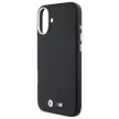 BMW iPhone 16 M Smooth Full Wrapped Metal MagSafe (BMHMP16S23PMWK) MagSafe hátlap, tok, fekete