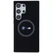 BMW Samsung Galaxy S24 Ultra M Silicone Printed Ring MagSafe (BMHMS24L23SROK) MagSafe hátlap, tok, fekete