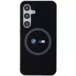 BMW M Silicone Printed Ring MagSafe hátlap, tok Samsung Galaxy S24, fekete