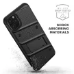 Zizo Bolt Cover iPhone 11 Pro ütésálló hátlap, tok és edzett üvegfólia, fekete