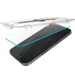 Spigen Glass EZ Fit iPhone 15 Pro kijelzővédő üvegfólia felrakó kerettel, átlátszó