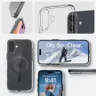 Spigen Ultra Hybrid Mag Magsafe case iPhone 16 MagSafe hátlap, tok, carbon fiber mintás, átlátszó
