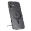 Spigen Ultra Hybrid Mag Magsafe case iPhone 16 MagSafe hátlap, tok, carbon fiber mintás, átlátszó