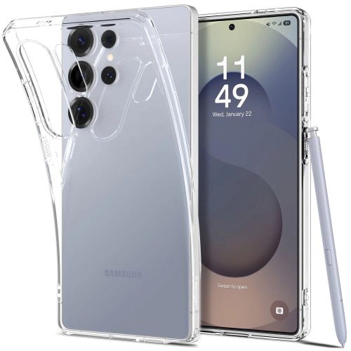 Spigen Liquid Crystal Samsung Galaxy S25 Ultra tok, átlátszó