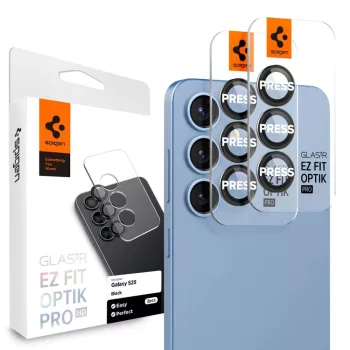   Spigen Optik Pro Glas.TR "EZ FIT" Camera Protector 2szt Samsung Galaxy S25 kameravédő