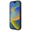 BMW case iPhone 16 6,1" BMHCP16SGSPCCK Hardcase M Grip Stand Smooth and Carbon tok, fekete