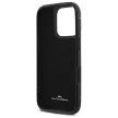 BMW case iPhone 16 Pro Max 6,9" BMHCP16X22RSEPK Hardcase Sign Leather Cardslot tok, fekete
