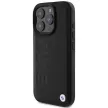 BMW case iPhone 16 Pro Max 6,9" BMHCP16XSLLBK Hardcase Leather Hot Stamp tok, fekete