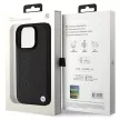 BMW case iPhone 16 Pro Max 6,9" BMHCP16XSLLBK Hardcase Leather Hot Stamp tok, fekete