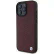BMW BMHMP16X23RDDR iPhone 16 Pro Max 6.9" tok, piros hardcase Sign Leather Diamond Metal Logo MagSafe