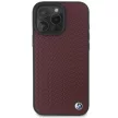 BMW BMHMP16X23RDDR iPhone 16 Pro Max 6.9" tok, piros hardcase Sign Leather Diamond Metal Logo MagSafe