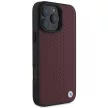 BMW BMHMP16X23RDDR iPhone 16 Pro Max 6.9" tok, piros hardcase Sign Leather Diamond Metal Logo MagSafe