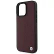BMW BMHMP16X23RDDR iPhone 16 Pro Max 6.9" tok, piros hardcase Sign Leather Diamond Metal Logo MagSafe