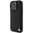 BMW case iPhone 16 Pro Max 6,9" BMHMP16XSLLBK Hardcase Leather Hot Stamp MagSafe tok, fekete