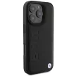 BMW case iPhone 16 Pro Max 6,9" BMHMP16XSLLBK Hardcase Leather Hot Stamp MagSafe tok, fekete