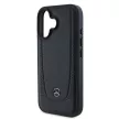 Mercedes case iPhone 16 6,1" MEHCP16SARMBK Hardcase Leather Urban tok, fekete