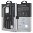 Mercedes case iPhone 16 Pro 6,3" MEHMP16L23HRSK Hardcase MB Double Layer Crossed Lines MagSafe tok, fekete