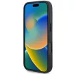 Mercedes case iPhone 16 Pro 6,3" MEHMP16L23RURBK Hardcase MB Blue Line Leather MagSafe tok, fekete