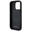 Mercedes case iPhone 16 Pro 6,3" MEHMP16L23RURBK Hardcase MB Blue Line Leather MagSafe tok, fekete