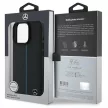 Mercedes case iPhone 16 Pro 6,3" MEHMP16L23RURBK Hardcase MB Blue Line Leather MagSafe tok, fekete