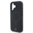 Mercedes case iPhone 16 Plus 6,7" MEHMP16M23RCMK Hardcase Smooth Leather MagSafe tok, fekete