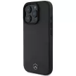 Mercedes case iPhone 16 Pro Max 6,9" MEHMP16X23RBARK Hardcase Textutok, piros And Plain Leather MagSafe tok, fekete