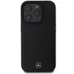 Mercedes case iPhone 16 Pro Max 6,9" MEHMP16X23RBARK Hardcase Textutok, piros And Plain Leather MagSafe tok, fekete