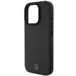 Mercedes case iPhone 16 Pro Max 6,9" MEHMP16X23RBARK Hardcase Textutok, piros And Plain Leather MagSafe tok, fekete